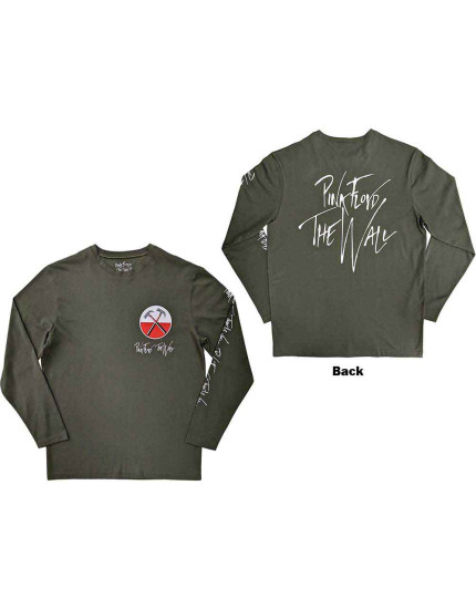 Pink Floyd - The Wall Hammers Logo (Back and Sleeve Print) (Long Sleeve) obrázok 1