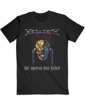 Megadeth - Systems Fail (Black) (tričko)