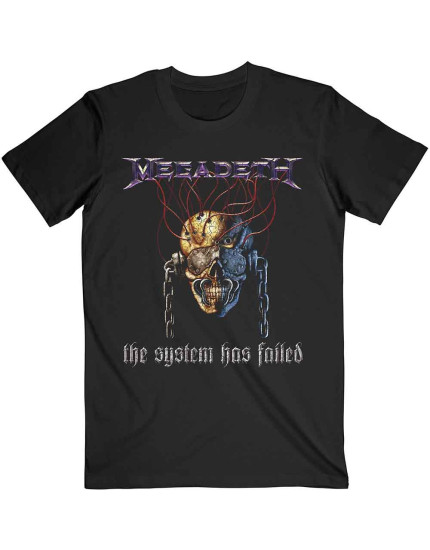 Megadeth - Systems Fail (Black) (tričko) obrázok 1