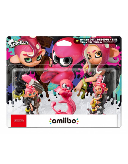 amiibo Splatoon Octoling 3-Pack obrázok 1