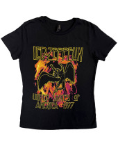 Led Zeppelin - Black Flames (Black) (dámské tričko)