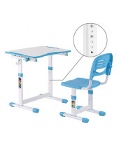 MOYE GROW TOGETHER - SET CHAIR AND DESK BLUE