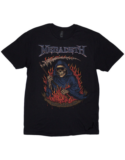 Megadeth - Youthanasia Flames (Black) (tričko) obrázok 1