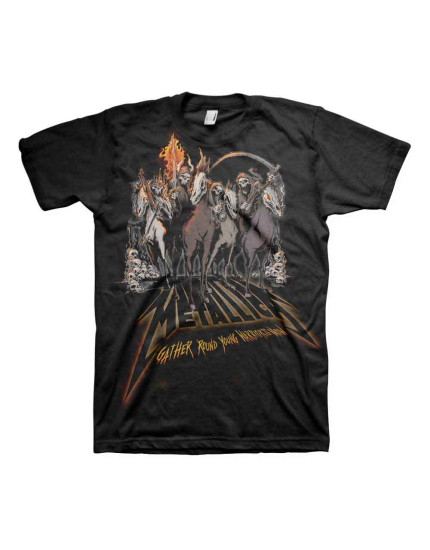 Metallica - 40th Anniversary Horsemen (Black) (tričko) obrázok 1