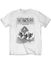 Pink Floyd - Games For May B&W (White) (tričko)