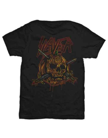 Slayer - Skull Pumpkin (Black) (tričko) obrázok 1