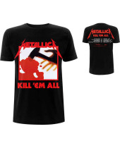 Metallica - Kill Em All Tracks (Black) (Back Print) (tričko)