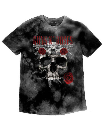 Guns N Roses - Flower Skull (Grey) (dětské tričko) obrázok 1