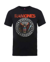 Ramones - Vintage Eagle Seal (Black) (tričko)