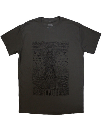 Gojira - Demon Village (Charcoal Grey) (tričko) obrázok 1