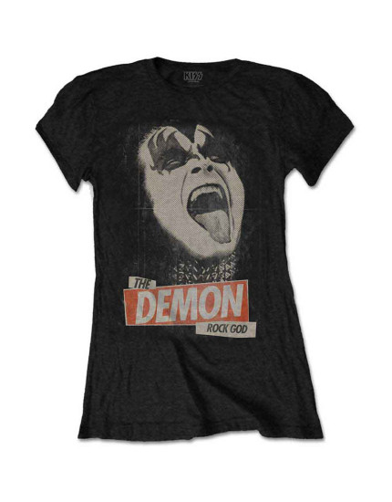 KISS - The Demon Rock (Black) (dámské tričko) obrázok 1