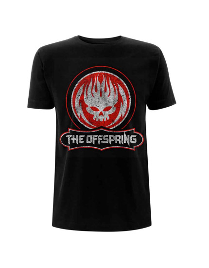 Offspring - Distressed Skull (Black) (tričko) obrázok 1