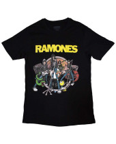Ramones - Cartoon Band (Black) (tričko)