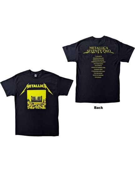 Metallica - 72 Seasons Squared Cover (Black) (Back Print) (tričko) obrázok 1