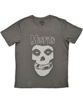 Misfits - Logo & Fiend (Charcoal Grey) (tričko)