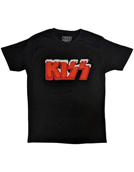 KISS - Holiday Logo (Black) (tričko) obrázok 1