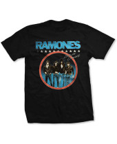 Ramones - Circle Photo (Black) (T-Shirt)