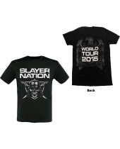 Slayer - Slayer Nation 2015 Dates (Back Print) (tričko)