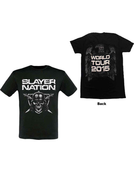 Slayer - Slayer Nation 2015 Dates (Back Print) (tričko) obrázok 1