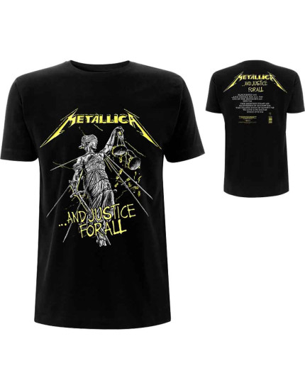 Metallica - And Justice For All Tracks (Back Print) (tričko) obrázok 1