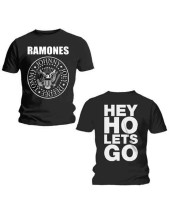Ramones - Hey Ho (Black) (Back Print) (tričko)