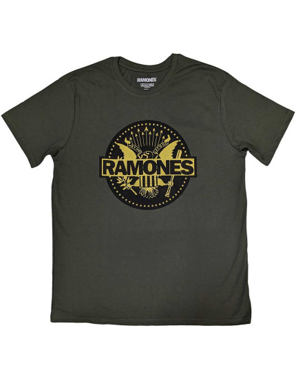 Ramones - Gold Seal (Green) (tričko) obrázok 1
