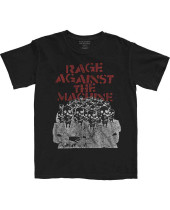 Rage Against The Machine - Crowd Masks (Black) (tričko)