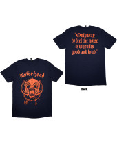 Motorhead - Good and Loud (Navy Blue) (Back Print) (tričko)