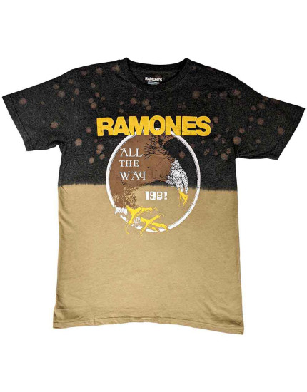 Ramones - All The Way (Black) (Wash Collection) (tričko) obrázok 1