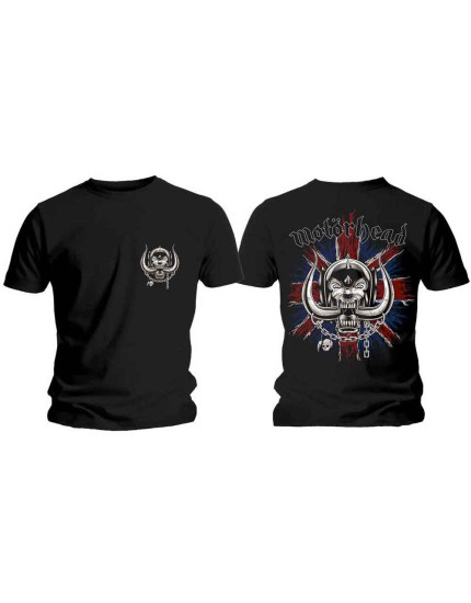Motorhead - British War Pig and Logo (Back Print) (tričko) obrázok 1
