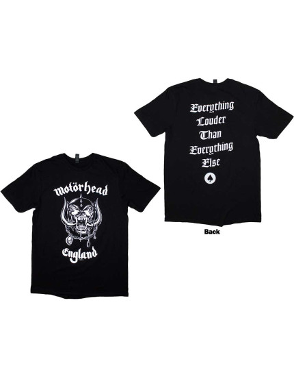Motorhead - England (Back Print) (tričko) obrázok 1