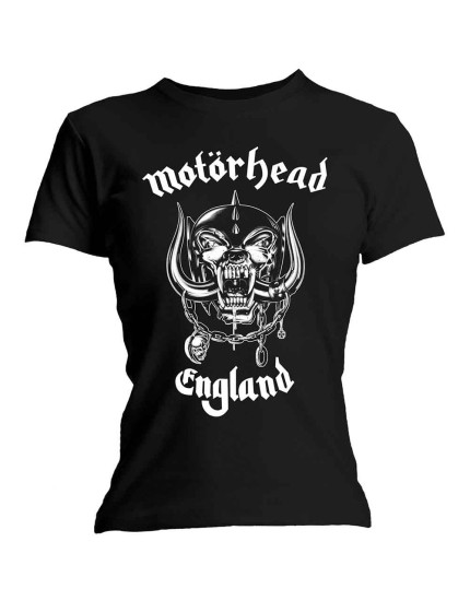 Motorhead - England (Black) (dámské tričko) obrázok 1