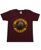 Guns N Roses - Classic Logo (Maroon Red) (dětské tričko)