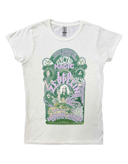 Led Zeppelin - Electric Magic (White) (dámské tričko) obrázok 1