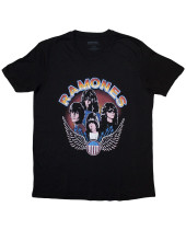 Ramones - Vintage Wings Photo (Black) (dámske tričko)