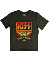 KISS - Loud and Proud (Military Green) (tričko)