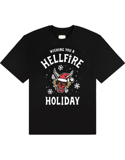 Stranger Things - Wishing You A Hell Fire (tričko) obrázok 1