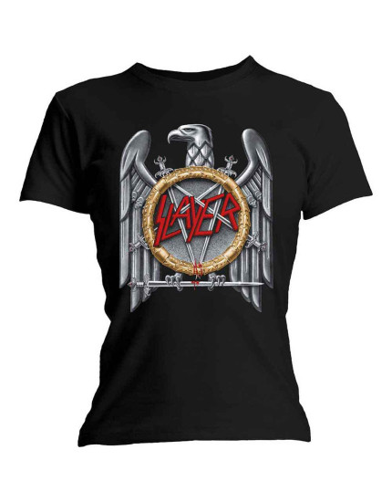 Slayer - Silver Eagle (Black) (dámské tričko) obrázok 1
