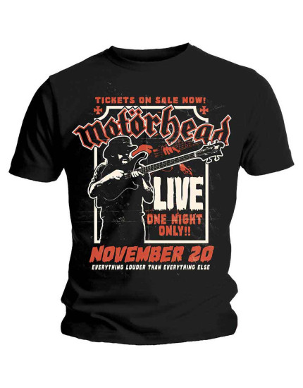 Motorhead - Lemmy Firepower (Black) (tričko) obrázok 1