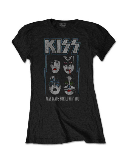 KISS - Made For Lovin You (Black) (dámske tričko) obrázok 1