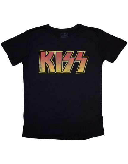 KISS - Vintage Classic Logo (Black) (dámské tričko) obrázok 1