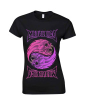 Metallica - Yin Yang Purple (Black) (dámské tričko)
