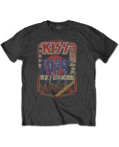 KISS - Destroyer Tour '78 (Charcoal Grey) (tričko)