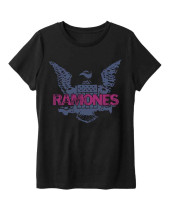 Ramones - Purple Eagle (Black) (tričko)