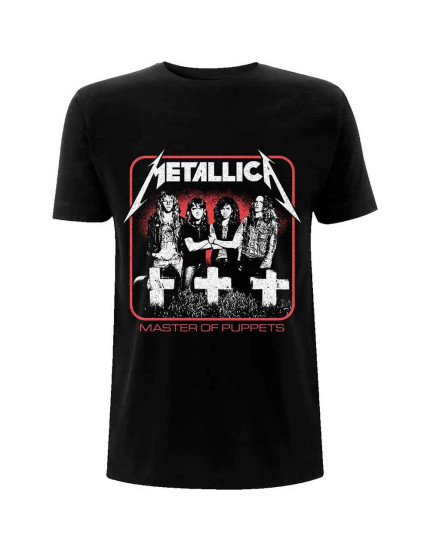 Metallica - Vintage Master of Puppets Photo (Black) (tričko) obrázok 1
