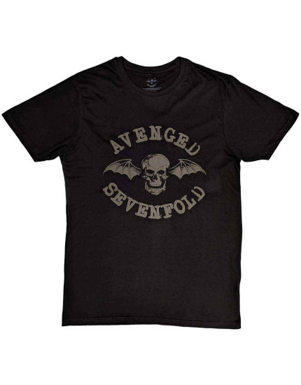 Avenged Sevenfold - Classic Deathbat (Black) (Hi-Build) (tričko) obrázok 1