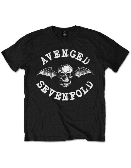 Avenged Sevenfold - Classic Deathbat (Black) (dětské tričko) obrázok 1