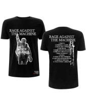 Rage Against The Machine - BOLA Album Cover (Back Print) (tričko)