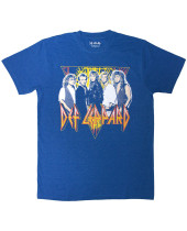 Def Leppard - Band Photo (Blue) (tričko)