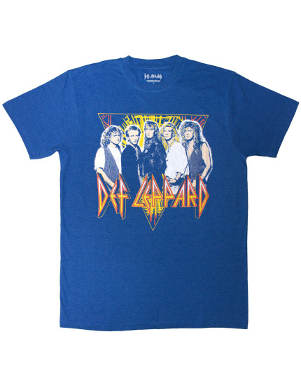Def Leppard - Band Photo (Blue) (tričko) obrázok 1